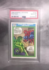 1990 Marvel Universe Spider-Man Presents: The Hulk #152 / PSA 10 Gem Mint - Picture 1 of 4