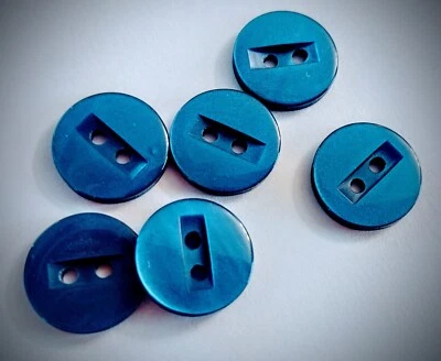 5/8" Royal Blue Craft/Clothing Buttons - Image 1 of 4