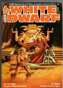 White Dwarf Magazine Issue #70 TSR Workshop AD&D IN TOO DEEP A GOLDEN HEROES CAP - Picture 1 of 2