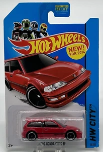 2014 Hot Wheels 1990 Honda Civic EF - Free Shipping - Picture 1 of 9