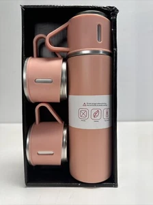 Thermo Coffee Travel Mug Stainless Steel Vacuum Flask Double Layer Gift Set500ml - Picture 1 of 2