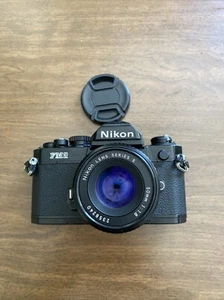 Nikon FM2 35mm Film SLR With Nikon Series E 50mm F1.8 Lens - Picture 1 of 9