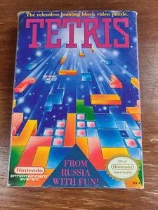 Tetris (Nintendo NES, 1987) completo di scatola CIB autentico quasi come nuovo testato - Foto 1 di 10