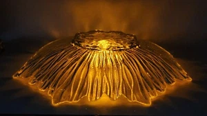 Kunstglas Vidrios San Miguel 100% Recycelt Servierplatte Klar Hand Made Spain - Bild 1 von 9