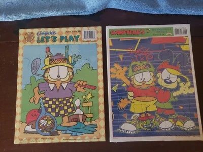 Garfield Lot of 4 Kids 12 piece Puzzles Bendon Paws 1999  2002 Sealed NEW - Image 1 of 2