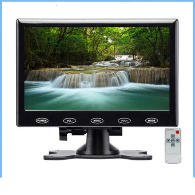 Mini 7"/9"/10" LCD CCTV Monitor PC Screen HDMI VGA AV RCA for Raspberry Pi DSLR - Image 1 of 4