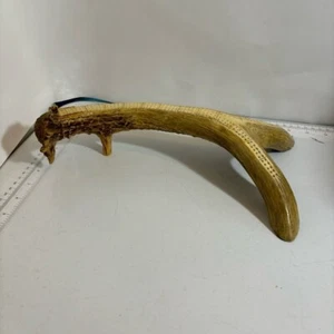 Vintage unique hand made crafted antler cribbage game board - Picture 1 of 14