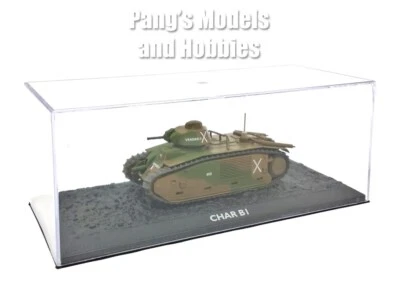 Char B1 Heavy Tank - French Army 1940 & Display Case - 1/72 Scale Model - Image 1 of 4