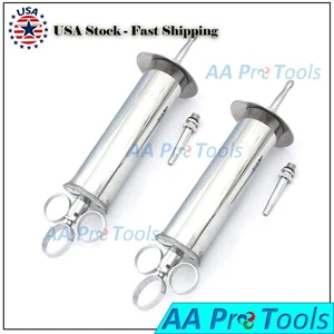 2 PC PREMIUM 3oz & 4oz Ear Syringe Wax Remover Surgical Veterinary Instruments - Picture 1 of 3