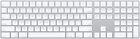 Apple A1843 Magic Keyboard Computer Keyboard Silver - Good Condition