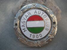 vintage MAGYAR AUTOKLUB 1900 enamel AUTOMOBILE Car Club Badge - HUNGARY UNGARN
