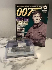 James Bond Modellauto-Collection Nr. 78 Mercedes Benz 220S mit Heft NEU/OVP - Bild 1 von 7