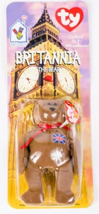 TY Teenie Beanie Babies Britannia The Bear. McDonalds. 1997 - Picture 1 of 2