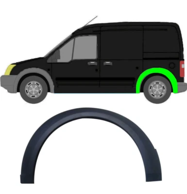 Radlaufverbreiterung para Ford Transit Connect 2002-2006 Trasero Izquierdo - Imagen 1 de 3