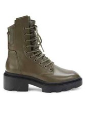 NWB Ash Women's Maddox Leather Combat Boots - Aviator SIZE 7