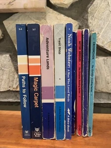Lot of 9 Abeka Reading Program Books 3rd Third Grade Homeschool Used Mixed - Foto 1 di 11