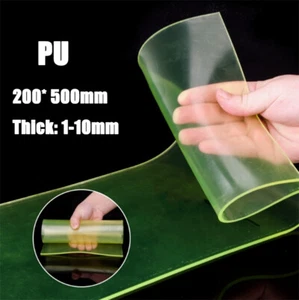 PU Polyurethane Sheet Elastic Board Plate 1 2 3 4 5 6 8 10mm Thick 200x 500mm - Picture 1 of 12