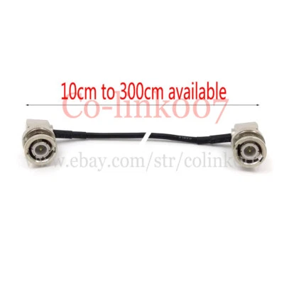 2pcs 75mΩ 3G HD SDI Cable,Video BNC Cable for LanParte Hyperdeck Camera 10-300cm - Image 1 of 4
