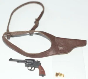 DID DONALD TANKER US ARMY WW 2 PISTOL & LEATHER HOLSTER TOY FOR 12 IN FIG MINT - Picture 1 of 1