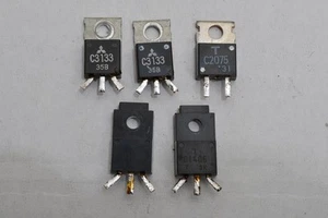 KENWOOD TS-850S CZĘŚCI 5 PC STEROWNIK ZESTAW TRANZYSTOROWY 2SC3133 2SC2075 2SD1406 LOT35B - Zdjęcie 1 z 1