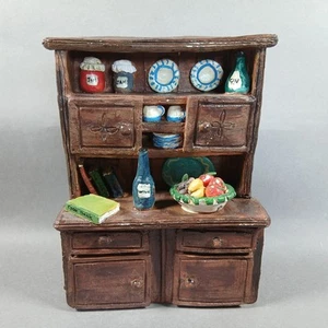 Miniature Pottery Dresser 18 cm Tall - Dolls House - Picture 1 of 12