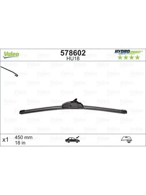 Valeo Wiper Blade fits Holden Tigra 1.8 XC (578602) - image 1 of 4