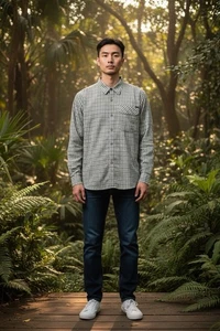 Eddie Bauer Shirt Mens Med Plaid Short Sleeve Button Up Outdoor Fishing Vented - Picture 1 of 4