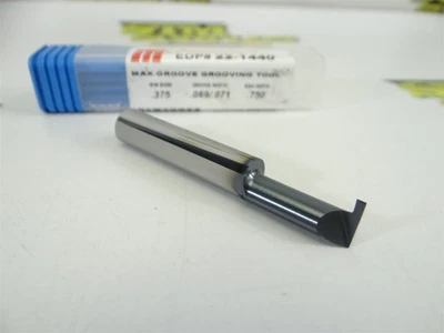 NEW INTERNAL TOOL SOLID CARBIDE +ALTIN MAX-GROOVE TOOL .375" MIN BORE DIA - Image 1 of 4
