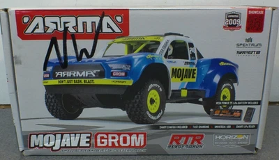 ARRMA MOJAVE GROM 4x4 SMART Small Scale Desert Truck Blue/White - ARA2104T2 - Image 1 of 4