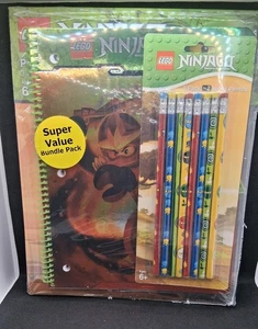Lego Ninjago Pencils Spiral Journal Pocket Folders Super Value Bundle Pack NEW! - Picture 1 of 8
