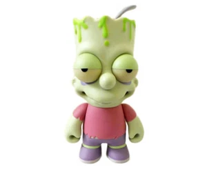 KIDROBOT x THE SIMPSONS ZOMBIE BART 6'' SDCC GID 300pcs 2013 SEALED - Picture 1 of 4