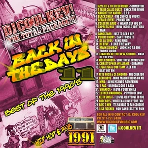 DJ COOL KEV BACK IN THE DAYS 11 BEST OF THE 90S HIP HOP NYC MIXTAPE MIX CD - Bild 1 von 1