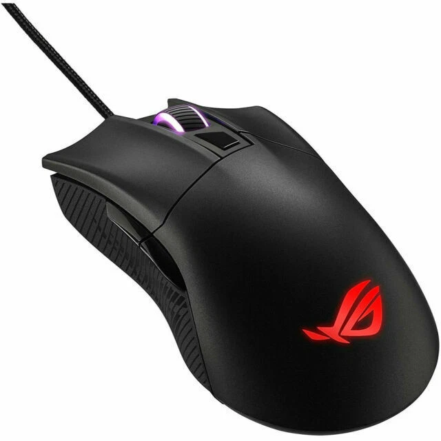 ASUS ROG Gladius II Core (90MP01D0-B0UA00) Verkabelt Gaming Maus - Schwarz