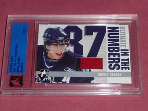 2005-06 ITG SIDNEY CROSBY RC In The Numbers 2CLR Patch VAULT 1/1 ROOKIE CANADA