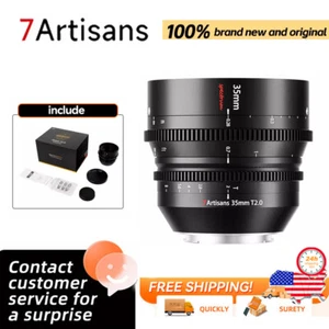 7artisans 35mm T2.0 Large Aperture Cine Lens Compatible for Leica L Mount New - Picture 1 of 8