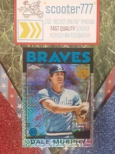 2021 Topps SILVER PACK ~#34⭐DALE MURPHY⭐️《 MOJO Refractor 》~BRAVES🏆🏆STAR - Picture 1 of 2