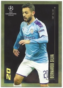2020 Topps Lionel Messi Champions League Top Talent Bernardo Silva Man City - Picture 1 of 2