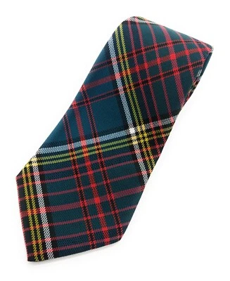 HIGHLAND TWEED Gents Scottish Tartan Ties Available in Various Tartans - Made in Scotland