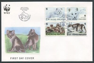 Finland W10 FDC 1993 - Wild Animals - Polar fox - WWF - Picture 1 of 1