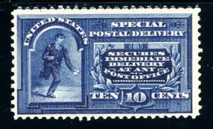 USAstamps Unused FVF US 1895 Special Delivery Scott E5 OG MHR - Picture 1 of 2