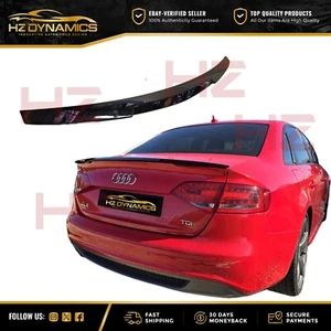KIT DE CARROCERÍA ALERÓN LABIO MALETERO ASPECTO M4 TRASERO NEGRO BRILLANTE AUDI A4 B8 2008-2012 - Imagen 1 de 10