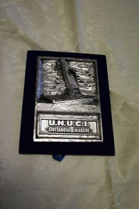 Targa metallo U.N.U.C.I.  Civitanova Marche militare V3 ^ - Picture 1 of 4