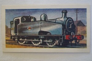 British Locomotives Vintage 1961 Mills Collector Card - J-50 Class
