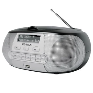 Auriculares Azatom DAB + FM Radio Boombox Altavoz Reproductor de CD - Zenith Negro (R) - Imagen 1 de 6