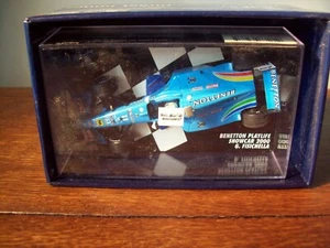1/43 MINICHAMPS BENETTON SHOWCAR 2000 GIANCARLO FISICHELLA IN MARCONI BOX - Picture 1 of 4
