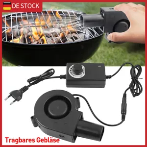 Einstellbarer Gebläse Ventilator Für BBQ-Heizung Gebläse Luft Gebläse Kochen - Bild 1 von 11