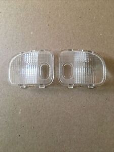 06-10 Lincoln MKZ 06-12 Ford Fusion Front Overhead Map Dome Light Lens Cover Set
