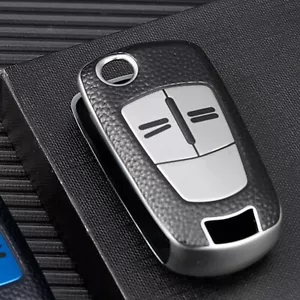 For Vauxhall Opel Astra H J Corsa D Insignia Ve TPU Car Key Case Cover Fob Shell - Imagen 1 de 12