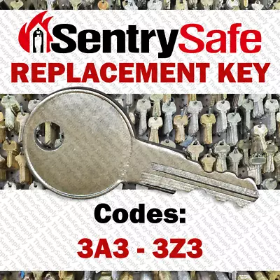 AFTERMARKET Sentry Safe Replacement Key Cut to Code 3A3 - 3Z3 *READ DESCRIPTION*
