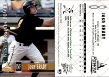 Josh Brady 2005 Grandstand West Virginia Power #NNO Card *AutographDen*